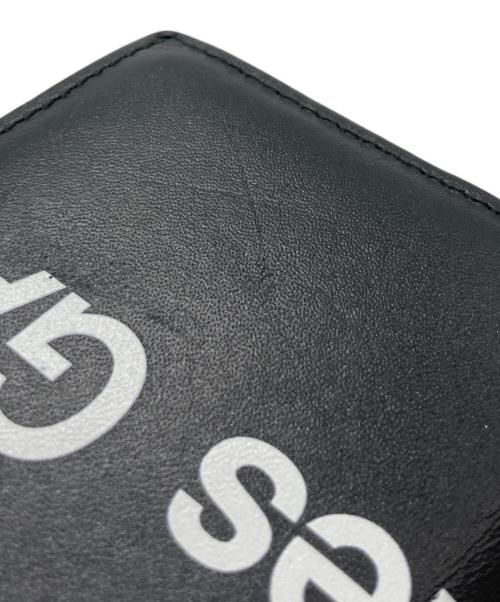COMME des GARCONS（コムデギャルソン）COMME des GARCONS (コムデギャルソン) HUGE LOGO  2つ折り財布 ブラックの古着・服飾アイテム