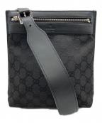 GUCCIグッチ）の古着「GGショルダーバッグ」｜ブラック