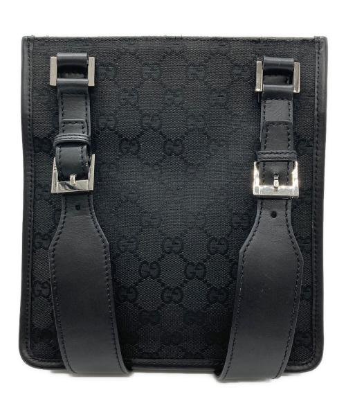 GUCCI（グッチ）GUCCI (グッチ) GGショルダーバッグ ブラックの古着・服飾アイテム