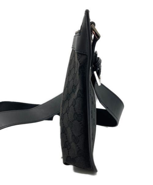 GUCCI（グッチ）GUCCI (グッチ) GGショルダーバッグ ブラックの古着・服飾アイテム