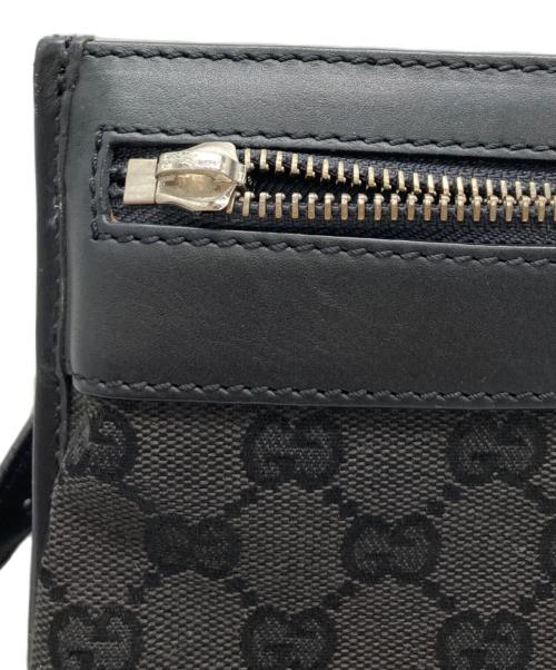 GUCCI（グッチ）GUCCI (グッチ) GGショルダーバッグ ブラックの古着・服飾アイテム