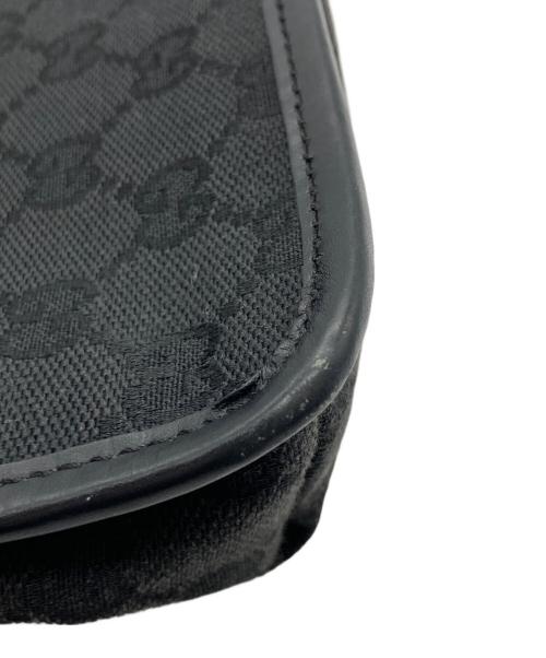 GUCCI（グッチ）GUCCI (グッチ) GGショルダーバッグ ブラックの古着・服飾アイテム