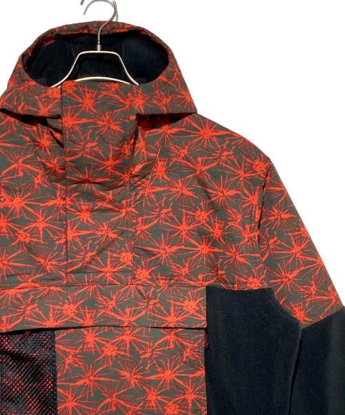 NIKE ACG（ナイキエーシージー）NIKE ACG (ナイキエージーシー) 切替フリースジャケット レッド×グレー サイズ:Mの古着・服飾アイテム
