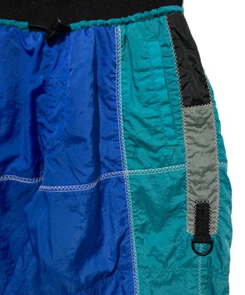 Onitsuka Tiger（オニツカタイガー）Onitsuka Tiger (オニツカタイガー) ハーフパンツ ブルー×グリーン サイズ:Mの古着・服飾アイテム