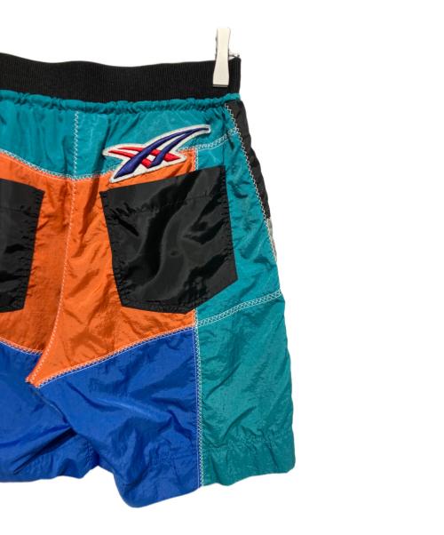 Onitsuka Tiger（オニツカタイガー）Onitsuka Tiger (オニツカタイガー) ハーフパンツ ブルー×グリーン サイズ:Mの古着・服飾アイテム