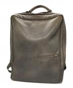 MOTHERHOUSEマザーハウス）の古着「アンティークスクエアバックパック」｜グレー