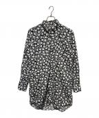 BLACK COMME des GARCONSブラックコムデギャルソン）の古着「総柄ロングシャツ」｜ホワイト