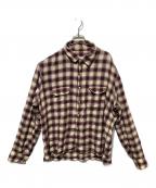 Salvatore Piccoloサルヴァトーレ・ピッコロ）の古着「フランネルオンブレチェックシャツ」｜レッド