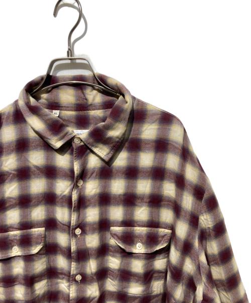 Salvatore Piccolo（サルヴァトーレ・ピッコロ）Salvatore Piccolo (サルヴァトーレ・ピッコロ) フランネルオンブレチェックシャツ レッド サイズ:XLの古着・服飾アイテム