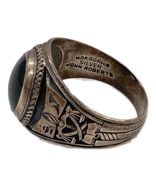 NAKAGAWA JOHN ROBERTS（ナカガワジョンロバーツ）NAKAGAWA JOHN ROBERTS (ナカガワジョンロバーツ) カレッジリング シルバー サイズ:22号の古着・服飾アイテム