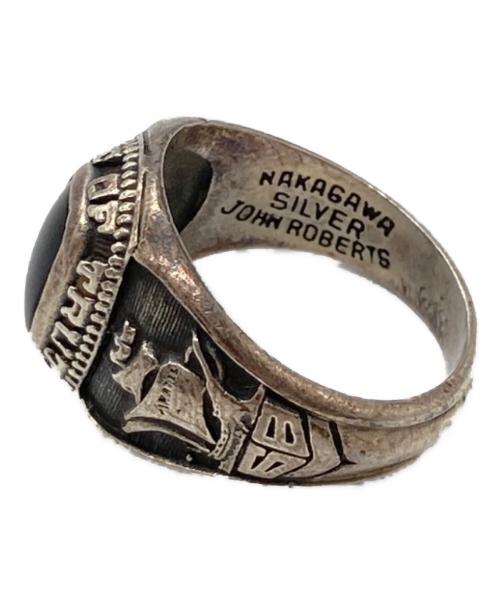 NAKAGAWA JOHN ROBERTS（ナカガワジョンロバーツ）NAKAGAWA JOHN ROBERTS (ナカガワジョンロバーツ) カレッジリング シルバー サイズ:10号の古着・服飾アイテム