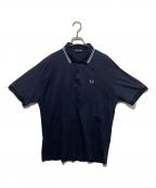 FRED PERRY×BEAMSフレッドペリー×ビームス）の古着「別注ポロシャツ」｜ネイビー