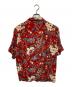 SILVER STONE (シルバーストーン) Aloha-lohaアロハシャツ/アロハロハ レッド サイズ:Ｌ：7000円