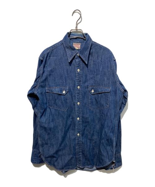 Joe McCOY（ジョーマッコイ）Joe McCOY (ジョーマッコイ) Lot103デニムシャツ インディゴ サイズ:16の古着・服飾アイテム