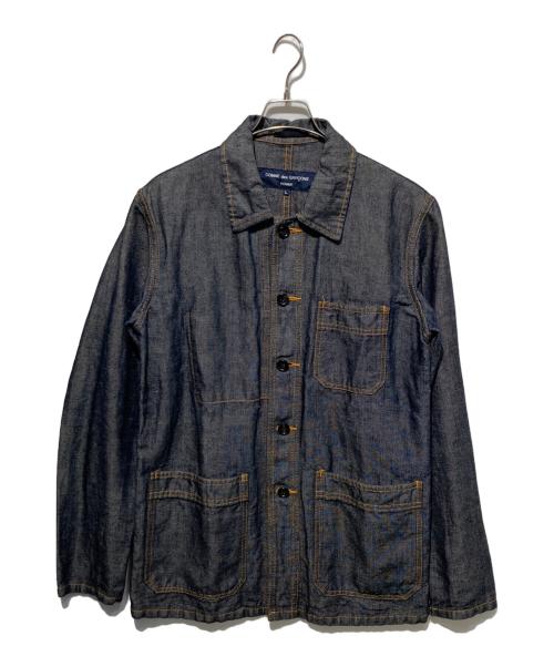 COMME des GARCONS HOMME（コムデギャルソン オム）COMME des GARCONS HOMME (コムデギャルソン オム) デニムジャケット インディゴ サイズ:Lの古着・服飾アイテム
