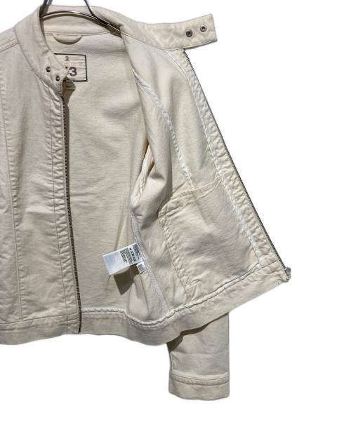 Y-3（ワイスリー）Y-3 (ワイスリー) デニムジャケット ホワイト サイズ:Mの古着・服飾アイテム