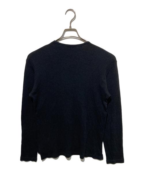 HELMUT LANG（ヘルムートラング）HELMUT LANG (ヘルムートラング) レーヨンウールカットソー ブラック サイズ:Lの古着・服飾アイテム