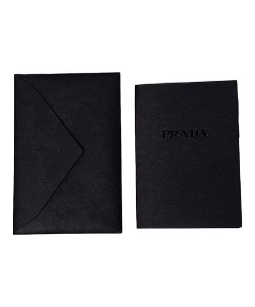 PRADA（プラダ）PRADA (プラダ) ナイロン×レザー ショルダーバッグ オレンジの古着・服飾アイテム