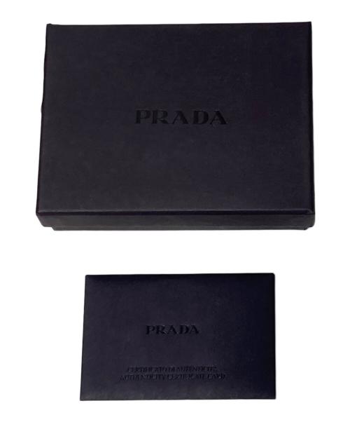 PRADA（プラダ）PRADA (プラダ) カードケース ネイビーの古着・服飾アイテム