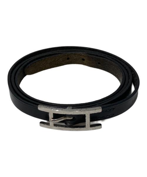 HERMES（エルメス）HERMES (エルメス) アピ3 ロング ブレスレット ブラックの古着・服飾アイテム