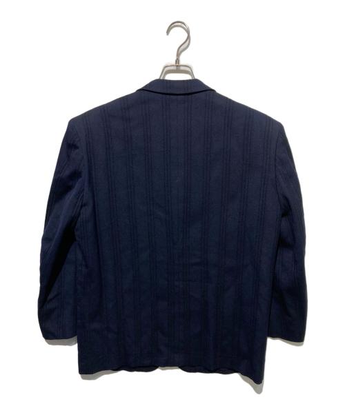 COMME des GARCONS HOMME（コムデギャルソン オム）COMME des GARCONS HOMME (コムデギャルソン オム) ウールテーラードジャケット ネイビー サイズ:Sの古着・服飾アイテム