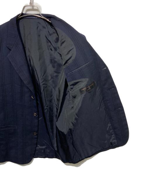COMME des GARCONS HOMME（コムデギャルソン オム）COMME des GARCONS HOMME (コムデギャルソン オム) ウールテーラードジャケット ネイビー サイズ:Sの古着・服飾アイテム