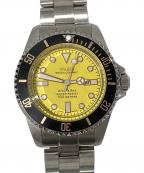 VAGUEヴァーグ）の古着「Divers Son Yellowウォッチ」｜イエロー