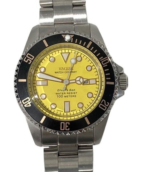 VAGUE（ヴァーグ）VAGUE (ヴァーグ) Divers Son Yellowウォッチ イエローの古着・服飾アイテム