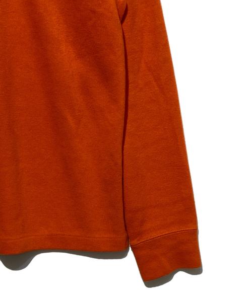 POLO RALPH LAUREN（ポロ・ラルフローレン）POLO RALPH LAUREN (ポロ・ラルフローレン) ハーフジップニット オレンジ サイズ:Mの古着・服飾アイテム