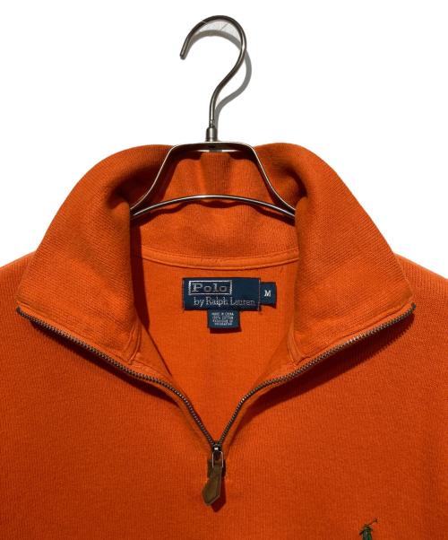 POLO RALPH LAUREN（ポロ・ラルフローレン）POLO RALPH LAUREN (ポロ・ラルフローレン) ハーフジップニット オレンジ サイズ:Mの古着・服飾アイテム