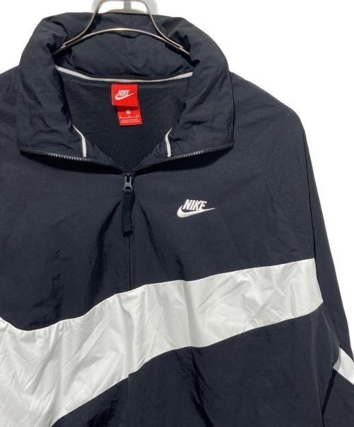 NIKE（ナイキ）NIKE (ナイキ) BIG SWOOSH ANRK JACKET ブラック×ホワイト サイズ:ＸＬの古着・服飾アイテム