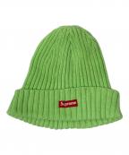 SUPREMEシュプリーム）の古着「スモールボックスロゴ ニットキャップ」｜グリーン
