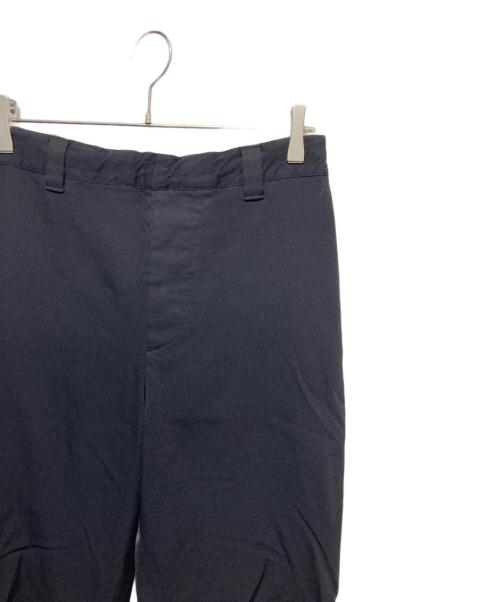MARGARET HOWELL（マーガレットハウエル）MARGARET HOWELL (マーガレットハウエル) WOOL COTTON TWILLトラウザーパンツ ネイビー サイズ:1の古着・服飾アイテム