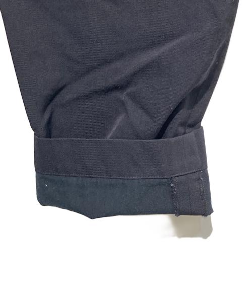 MARGARET HOWELL（マーガレットハウエル）MARGARET HOWELL (マーガレットハウエル) WOOL COTTON TWILLトラウザーパンツ ネイビー サイズ:1の古着・服飾アイテム