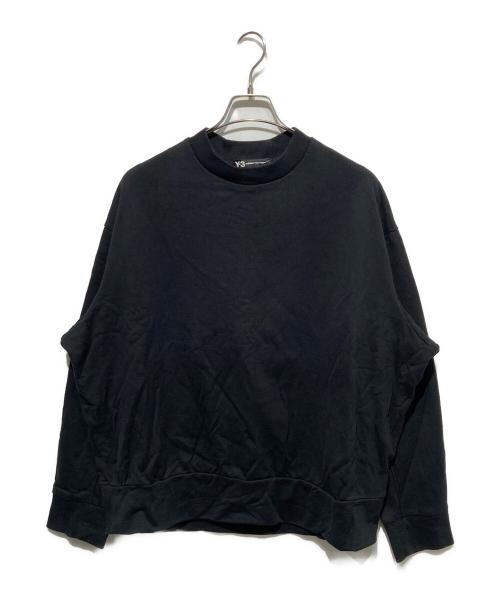Y-3（ワイスリー）Y-3 (ワイスリー) Signature Graphic Sweatshirt ブラック サイズ:Mの古着・服飾アイテム