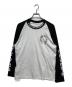 CHROME HEARTS（クロムハーツ）の古着「Neck Logo Horseshoe Raglan Sleeve Tee」｜ホワイト