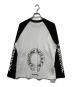CHROME HEARTS (クロムハーツ) Neck Logo Horseshoe Raglan Sleeve Tee ホワイト サイズ:XL：80000円
