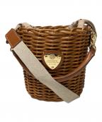 ATAOアタオ）の古着「ブリーゼカゴショルダーバッグ」｜ブラウン