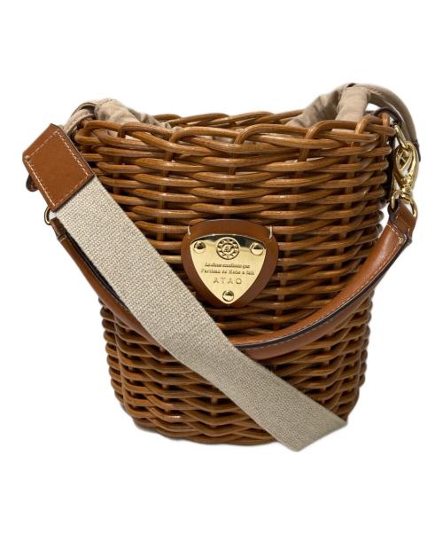 ATAO（アタオ）ATAO (アタオ) ブリーゼカゴショルダーバッグ ブラウンの古着・服飾アイテム