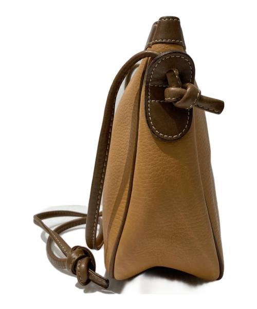 LOEWE（ロエベ）LOEWE (ロエベ) アナグラムショルダーバッグ ベージュの古着・服飾アイテム