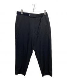 Graphpaper（グラフペーパー）の古着「Scale Off Wool Chef Pants」｜ブラック