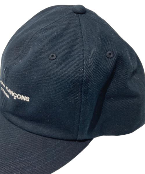 COMME des GARCONS HOMME（コムデギャルソン オム）COMME des GARCONS HOMME (コムデギャルソン オム) LOGO CAP キャップ ブラックの古着・服飾アイテム