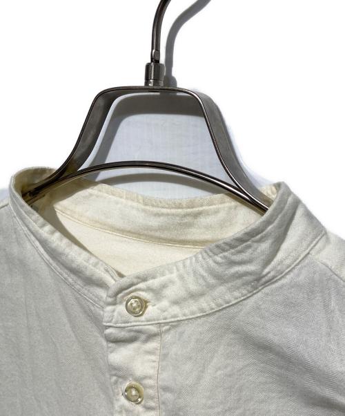 GUY ROVER（ギローバー）GUY ROVER (ギローバー) プルオーバーシャツ ホワイト サイズ:Lの古着・服飾アイテム