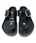 中古・古着 BIRKENSTOCK (ビルケンシュトック) GIZEH バックルサンダル ブラック×ベージュ サイズ:28：11000円