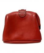 Herzヘルツ）の古着「がま口ポーチ」｜レッド