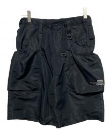 Abu Garcia（アブガルシア）の古着「ハーフカーゴパンツ」｜ブラック