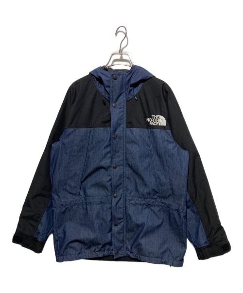 THE NORTH FACE（ザ ノース フェイス）THE NORTH FACE (ザ ノース フェイス) マウンテンライトデニムジャケット ネイビー×ブラック サイズ:Mの古着・服飾アイテム