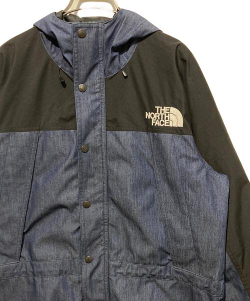 THE NORTH FACE（ザ ノース フェイス）THE NORTH FACE (ザ ノース フェイス) マウンテンライトデニムジャケット ネイビー×ブラック サイズ:Mの古着・服飾アイテム