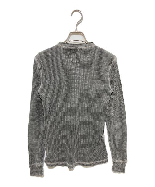 RRL（ダブルアールエル）RRL (ダブルアールエル) ヘンリーネックサーマルカットソー グレー サイズ:XSの古着・服飾アイテム