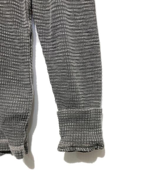 RRL（ダブルアールエル）RRL (ダブルアールエル) ヘンリーネックサーマルカットソー グレー サイズ:XSの古着・服飾アイテム